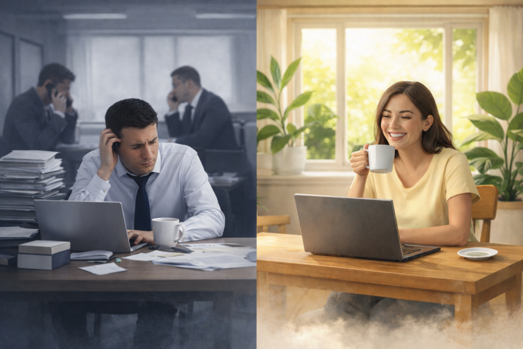 Evden Çalışmak İnsanları Daha Mutlu Ediyor