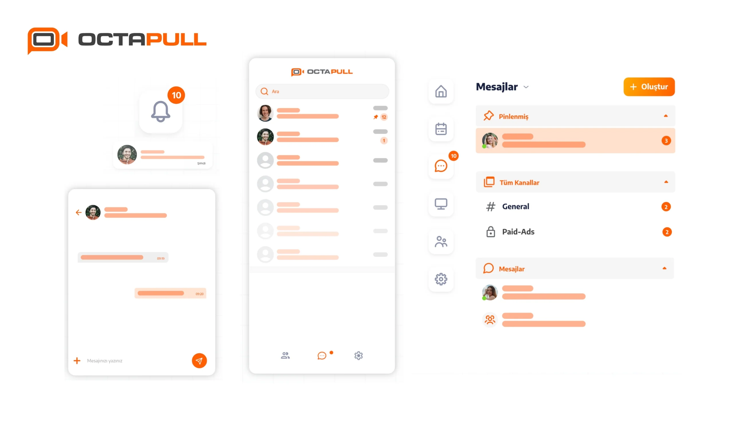 OctaChat ile Ekip İçi İletişimdeki Kopukluğu Çözün -Octapull